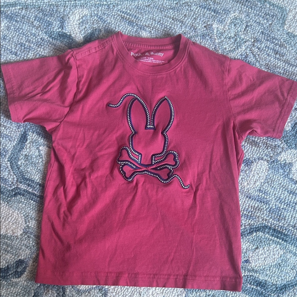 Psycho Bunny Kids Magenta T-Shirt